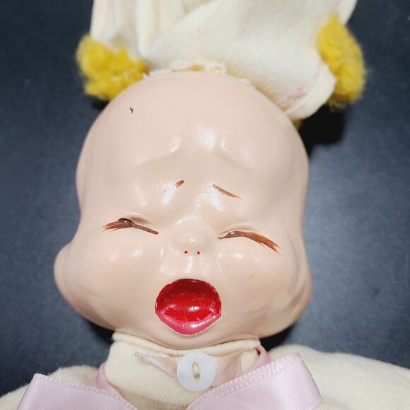 Antique 1940s Horsman 3 Face Composition Trudy Doll - Picture 7 of 11